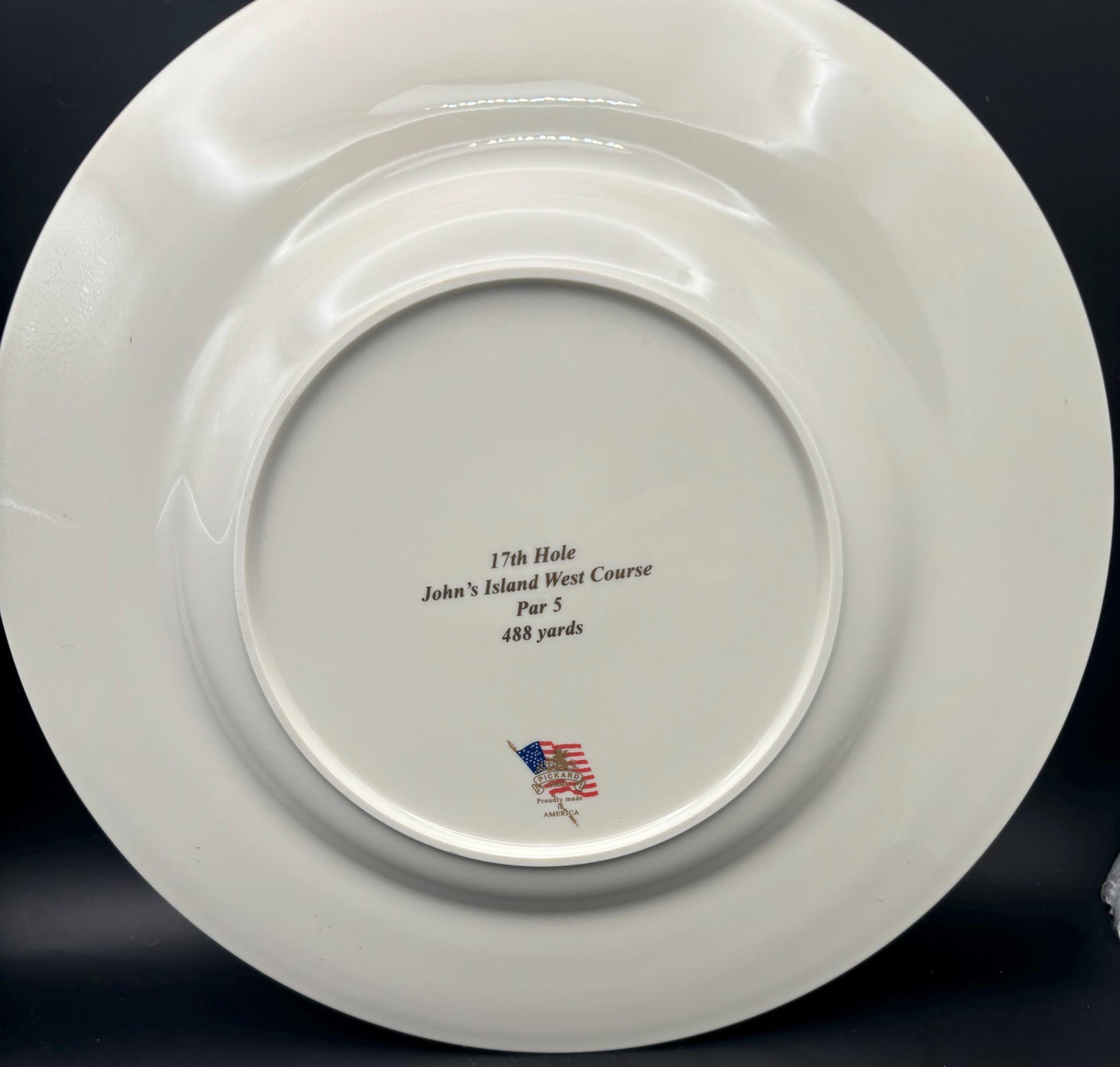 Vintage Yeamans Hall Club Plate 2012 Silver Fox Cup Large Plate Lover Antiques and Vintage