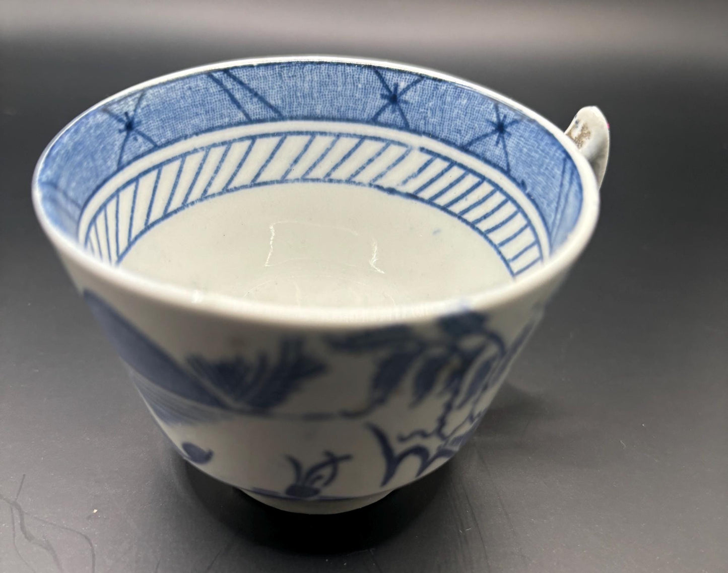 Canton Wood & Sons of England Antique Blue and White China Tea Cup or Coffee Cup Chinese Lover Antiques and Vintage