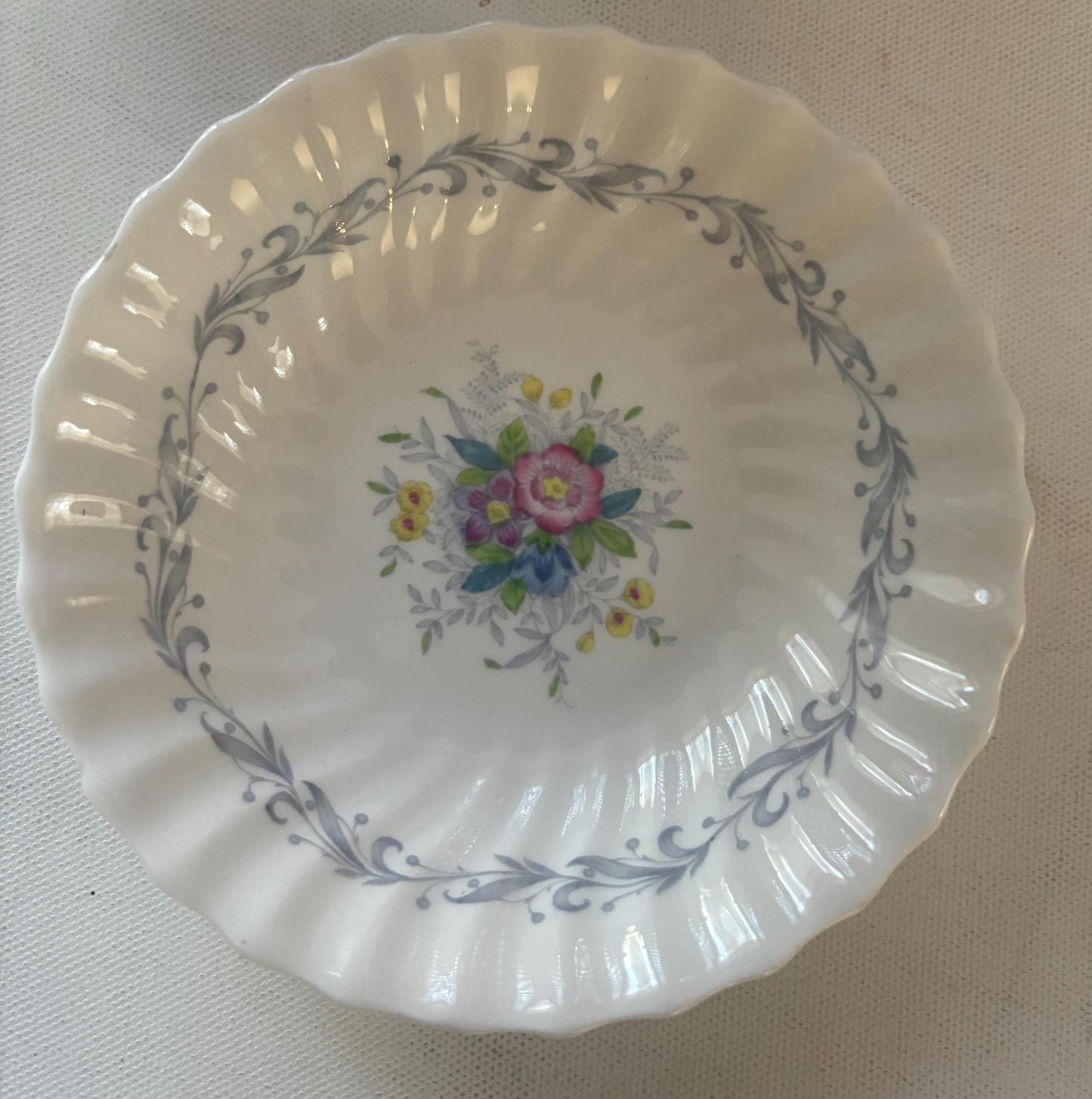 Vintage Royal Doulton Bowl Made in England Bone China Floral Flowers Lover Antiques and Vintage