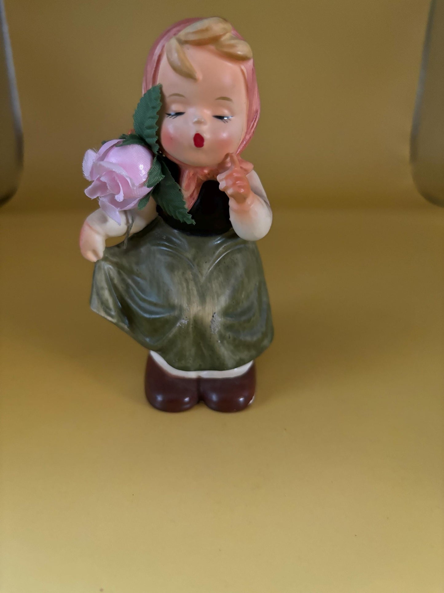 Vintage Napco Fine China Girl No. C-8502 Japan Girl Figurine Lover Antiques and Vintage
