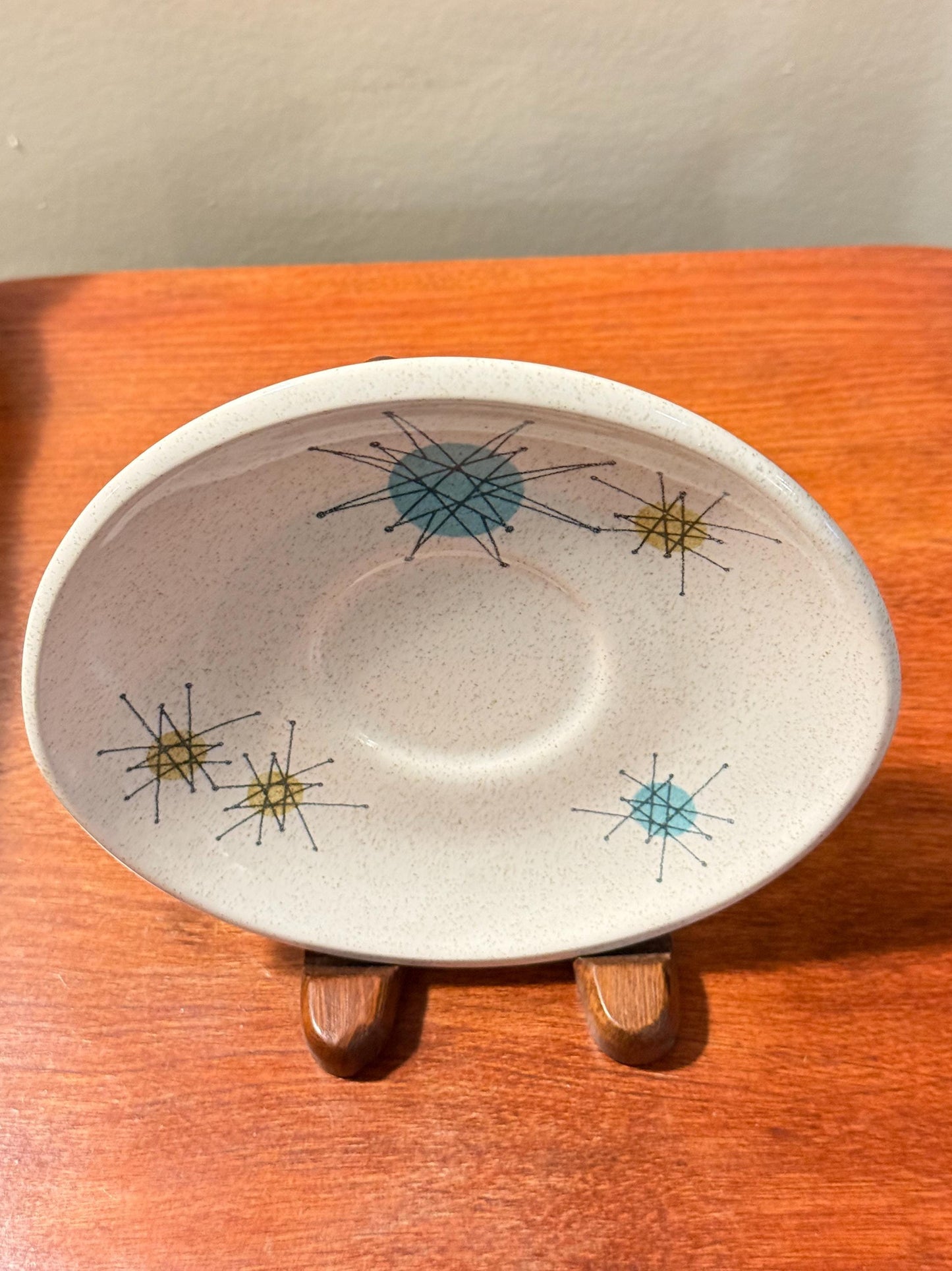 Vintage Franciscan California Starburst Saucer Plate Lover Antiques and Vintage