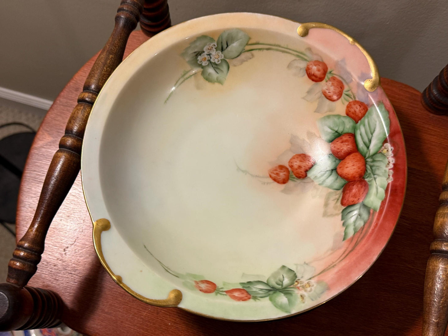 Vintage Thomas Sevres Bavaria Strawberry Bowl Strawberries Design Lover Antiques and Vintage