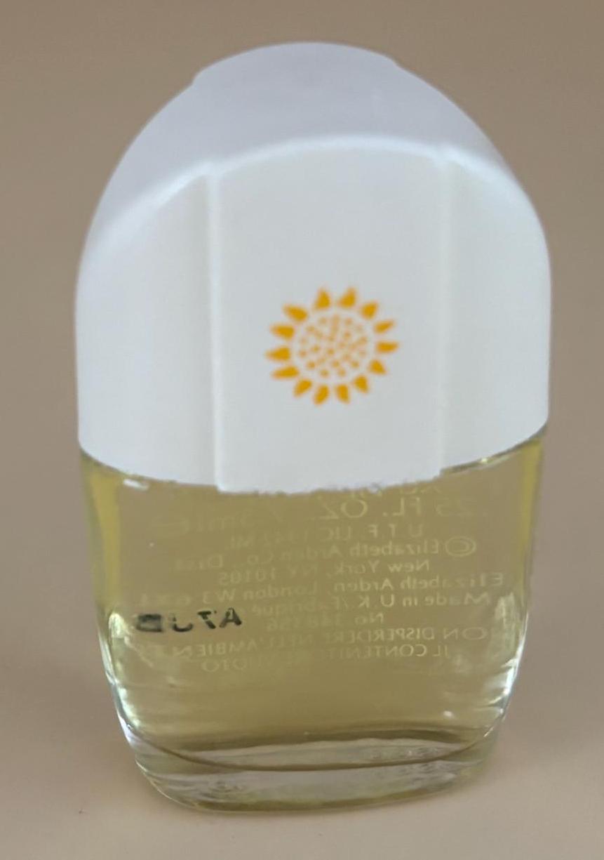 Vintage Sunflowers by Elizabeth Taylor for Women Miniature Eau Toilette Perfume Bottle .25 ounces Lover Antiques and Vintage