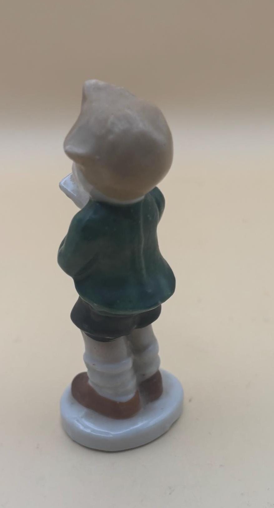Vintage Porcelain Boy Reading Hand Painted Japan Figurine Lover Antiques and Vintage