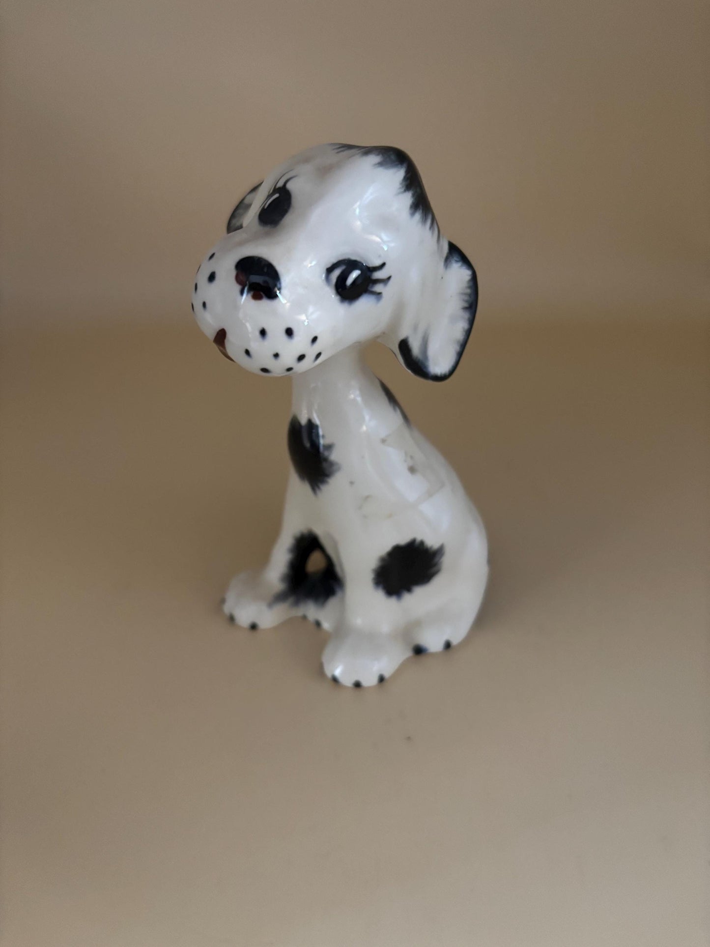 Vintage Dalmatian Dog Hand Painted Japan Figurine Animal Figure Lover Antiques and Vintage
