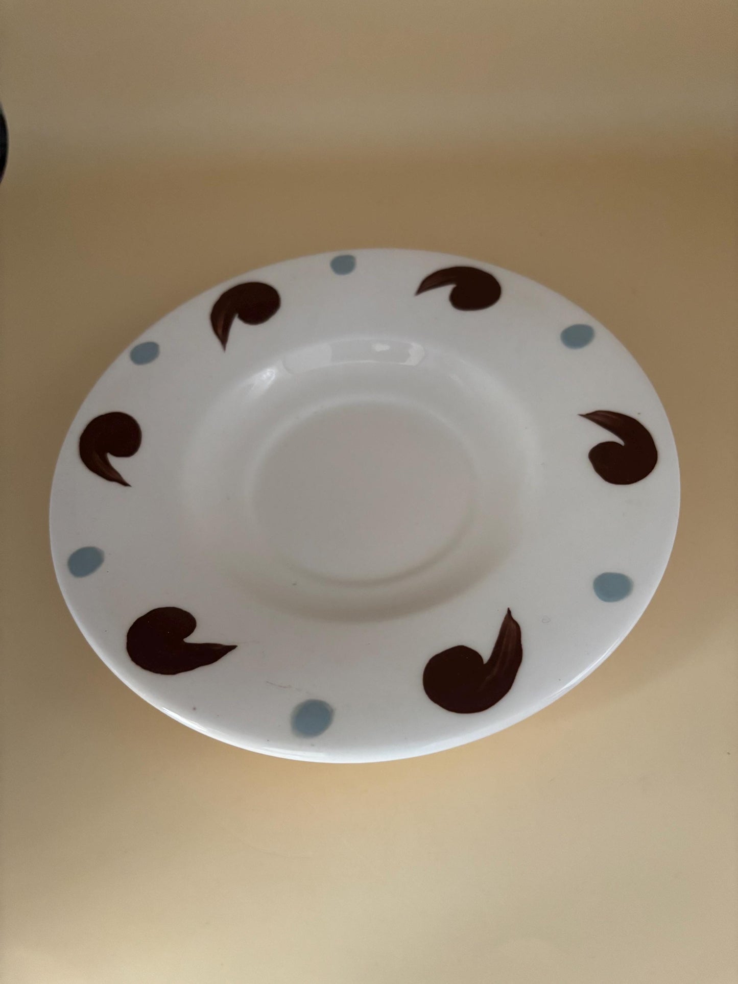 Vintage California Cleminson Plate Hand Painted Pottery Dish Lover Antiques and Vintage