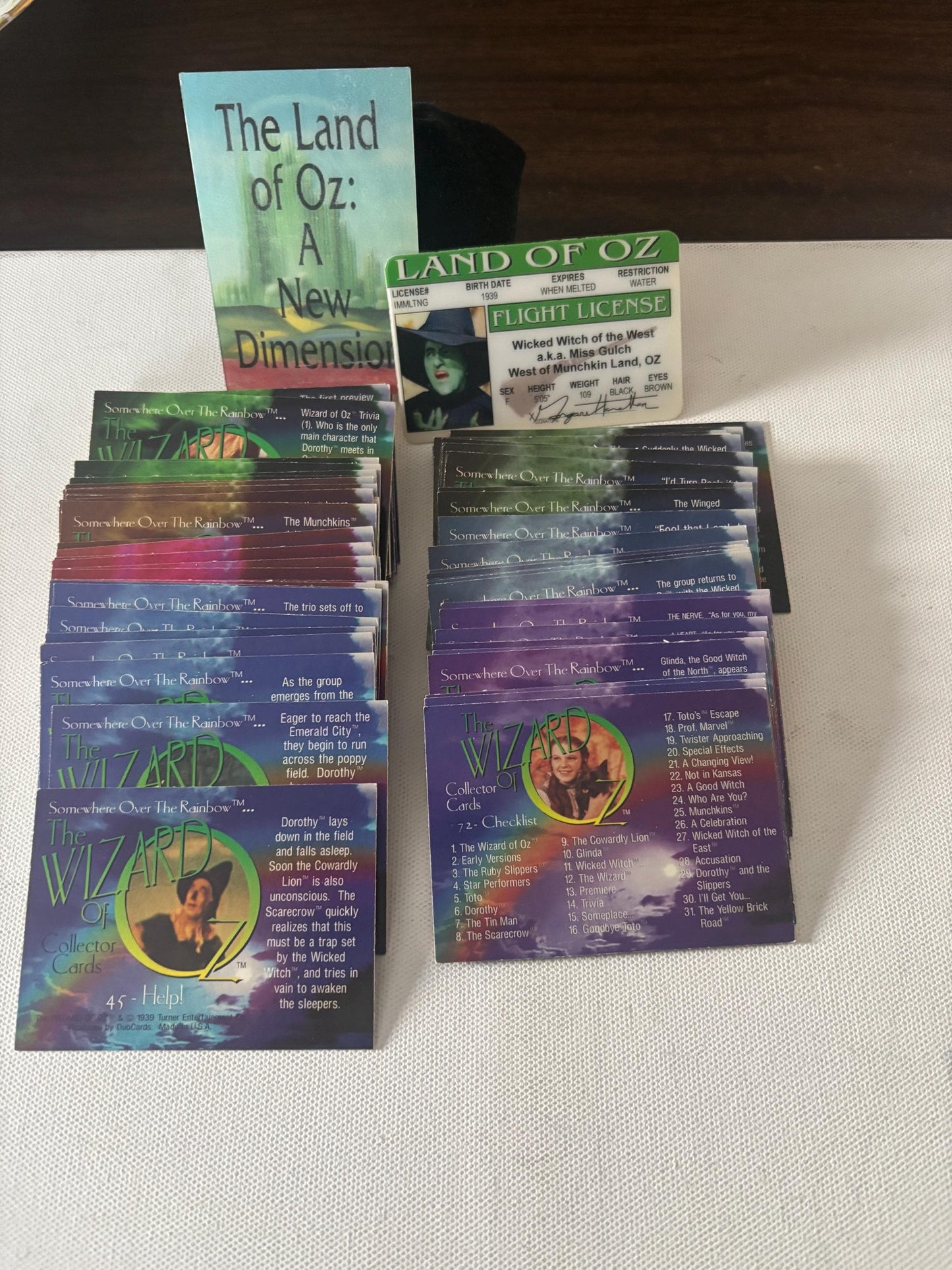Vintage The Wizard of Oz Collector Cards Lover Antiques and Vintage