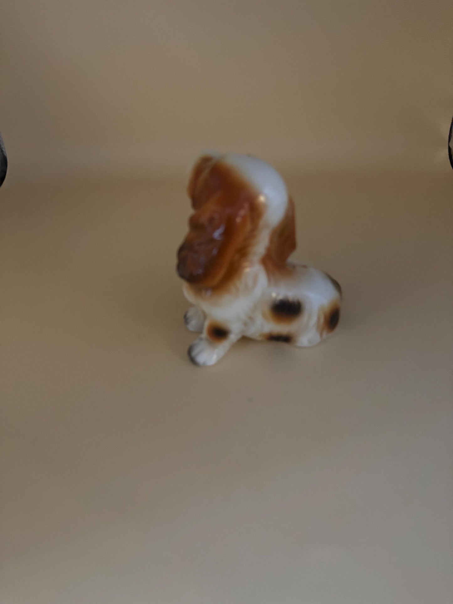 Vintage Cocker Spaniel Dog Hand Painted Japan Figurine Animal Figure Lover Antiques and Vintage