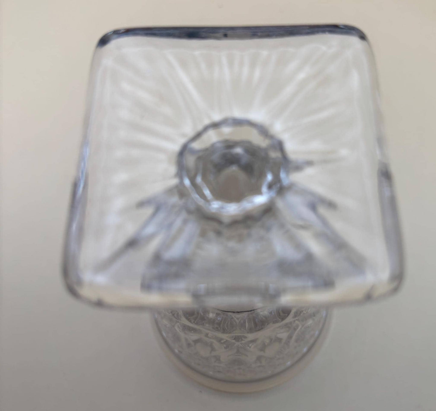 Antique Cape Cod Wine Glass or Goblet with Square Base Cup Lover Antiques and Vintage