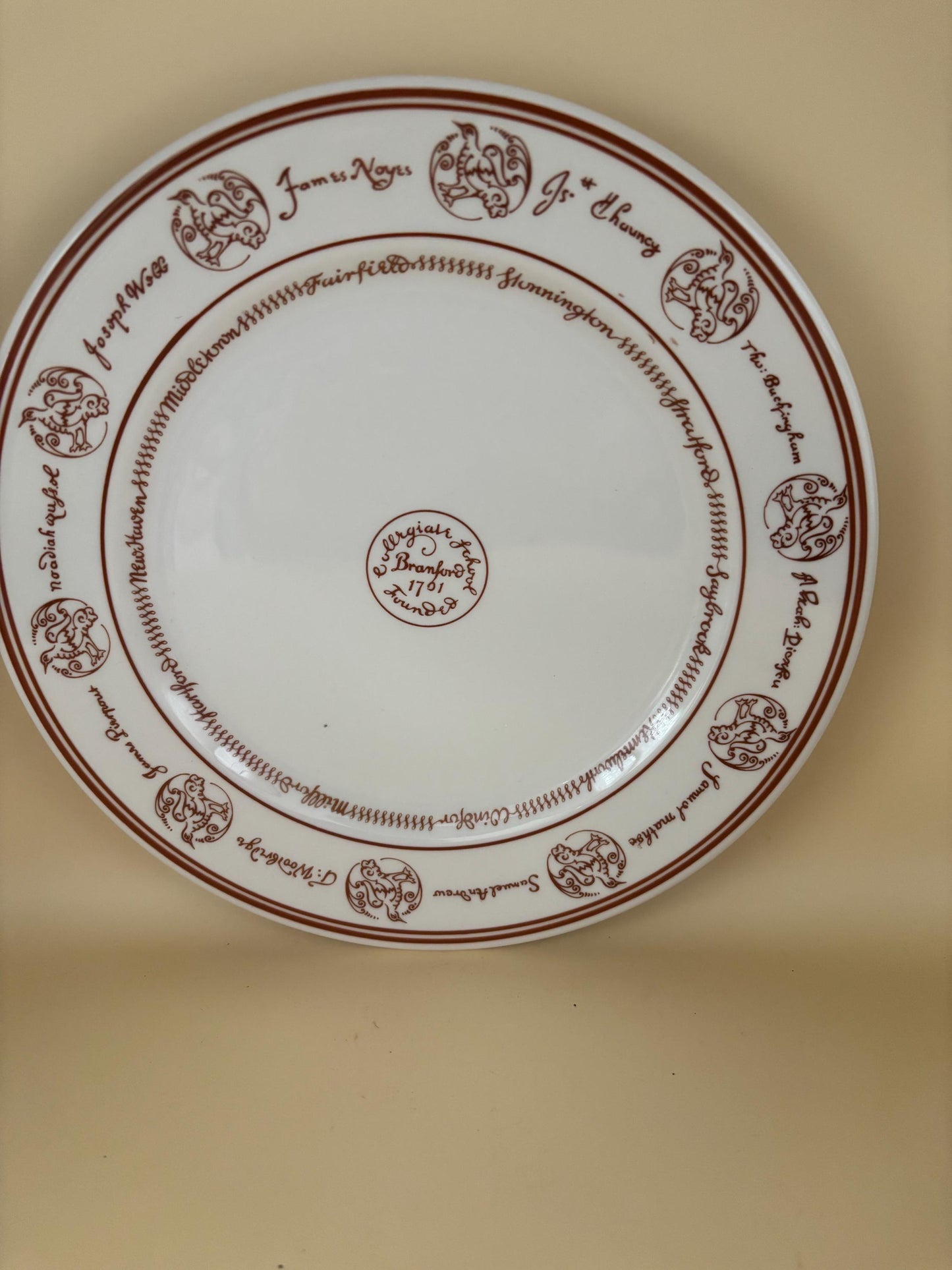 Vintage Bradford School Plate by Syracuse China Lover Antiques and Vintage