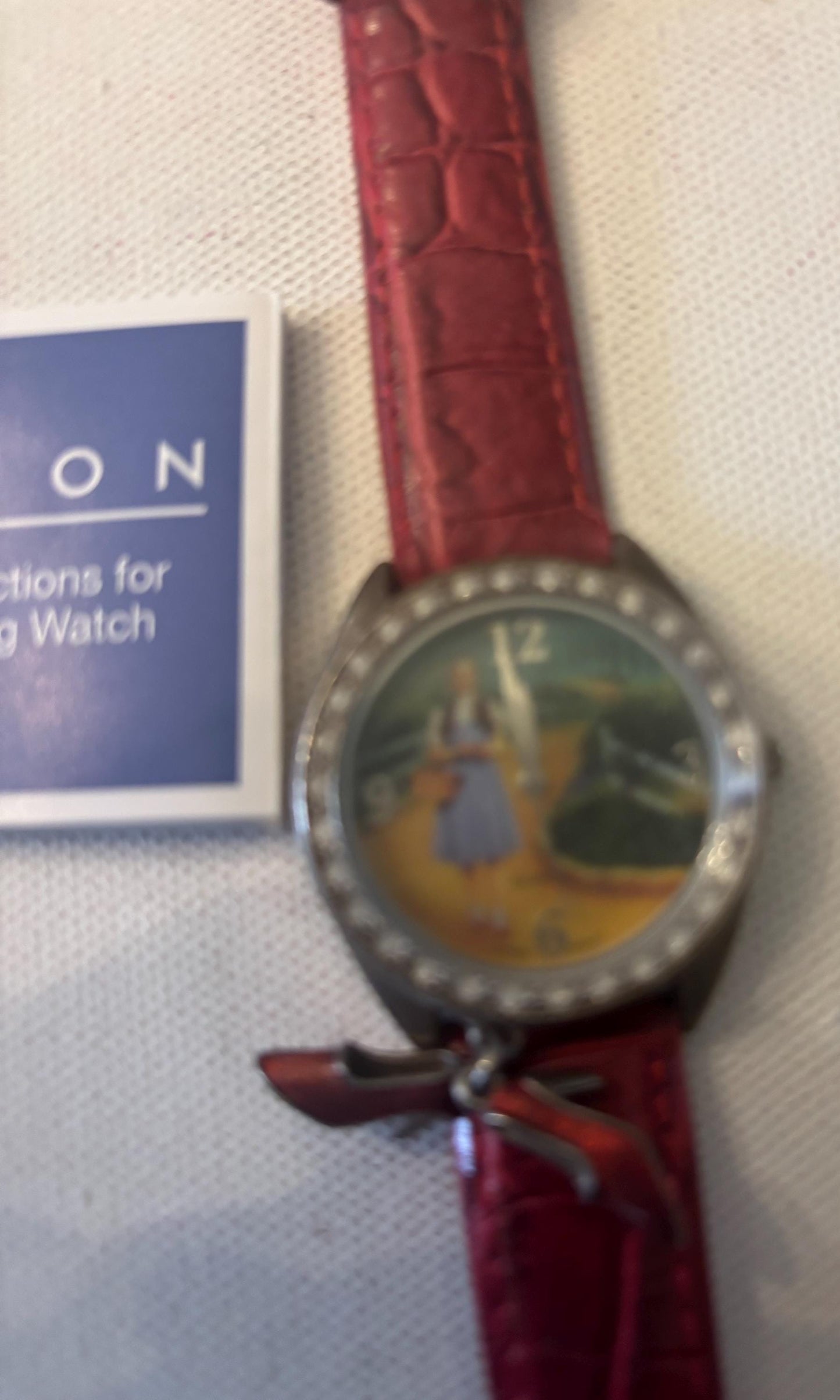 Vintage Wizard of Oz Watch Gemstones Dorothy Watch for Women Lover Antiques and Vintage