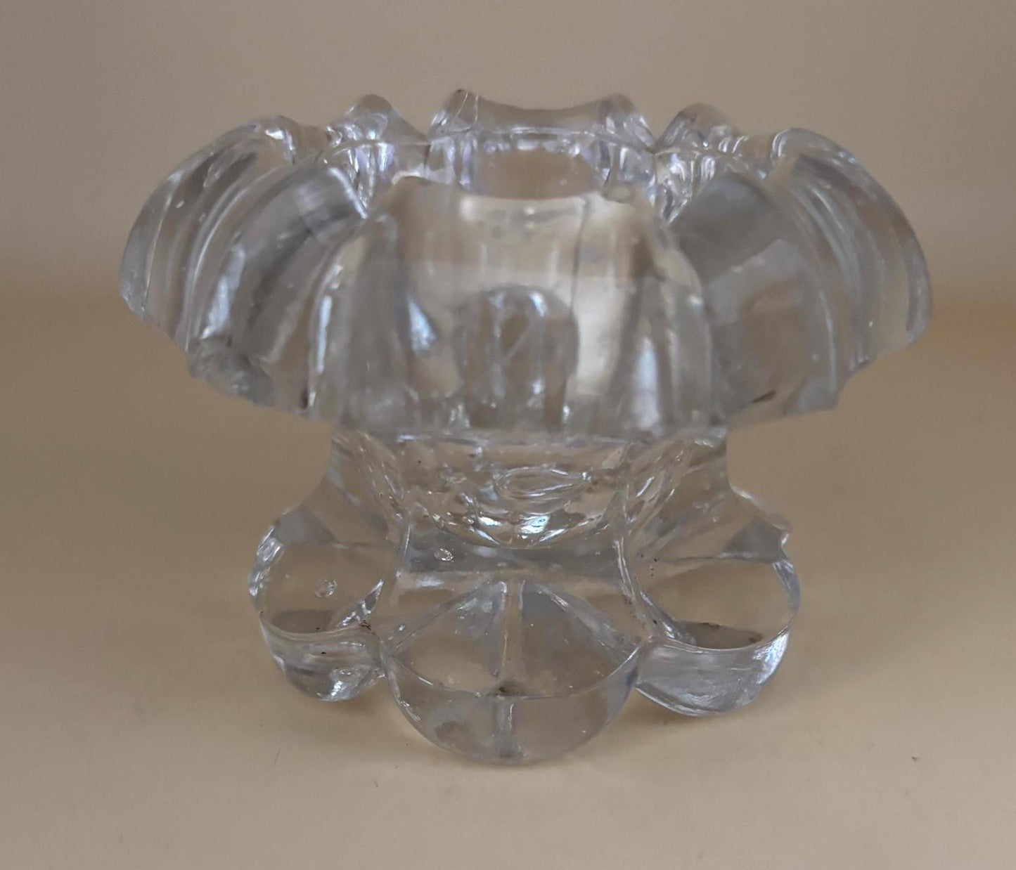 Antique Bakewell Early Flint Glass Imperial Master Salts Lover Antiques and Vintage