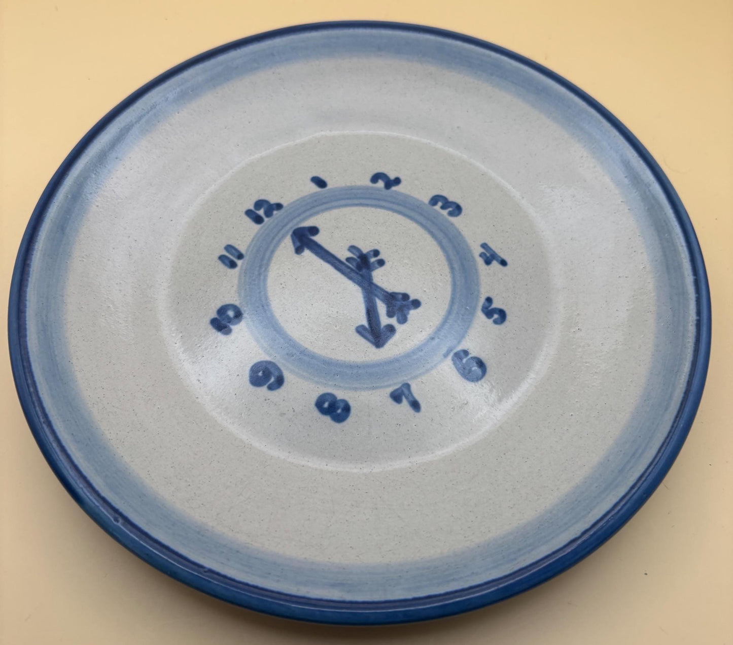 Vintage MA Hadley Clock Plate 7:00 Lover Antiques and Vintage