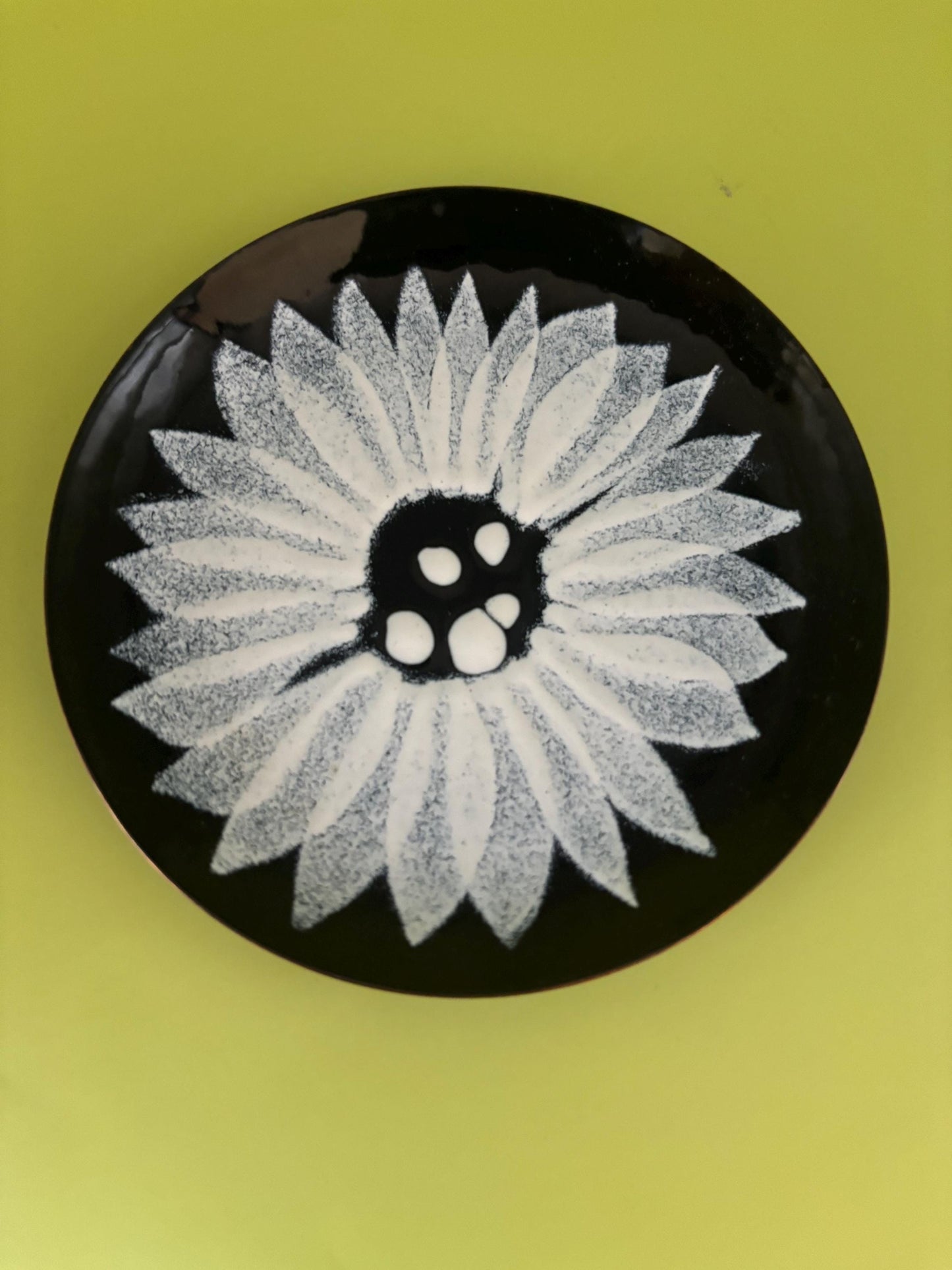 Vintage Bovano Hand Painted Flower Bowl Lover Antiques and Vintage