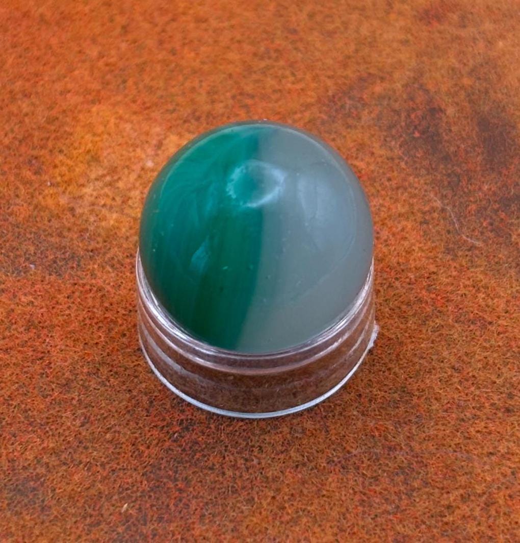Vintage Akro Moss Agate Glass Marble Lover Antiques and Vintage