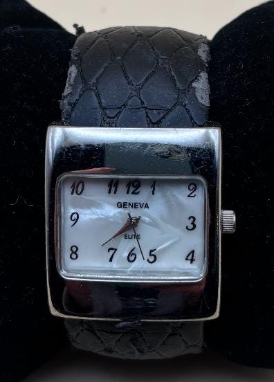 Vintage Geneva Elite Quartz Watch Number 712 Lover Antiques and Vintage