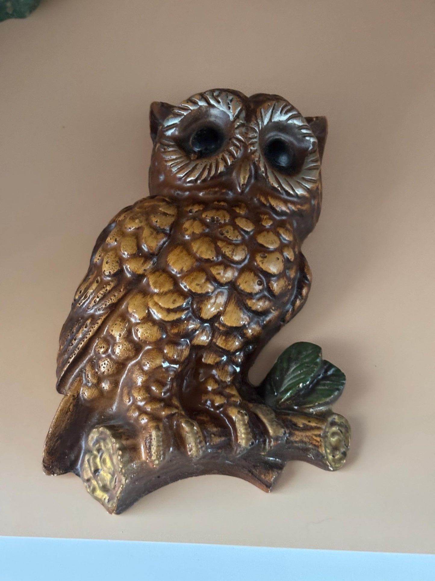 Vintage Owl Wall Hanging Lover Antiques and Vintage