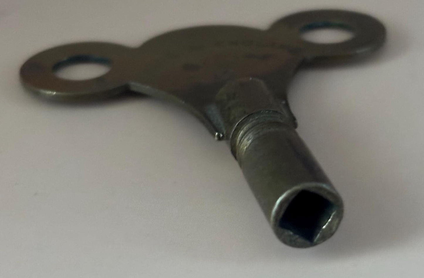 Antique Brass Winding Key England Numbered 12 Fits 3.5mm Square Winding Slot Lover Antiques and Vintage