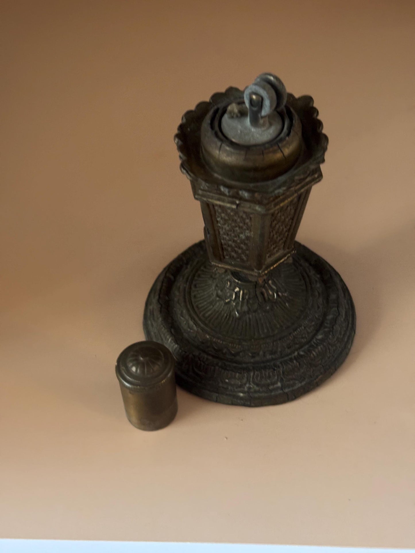 Antique Germany Brass Wick Lighter Trench Lighter Victorian Era Gifts Lover Antiques and Vintage