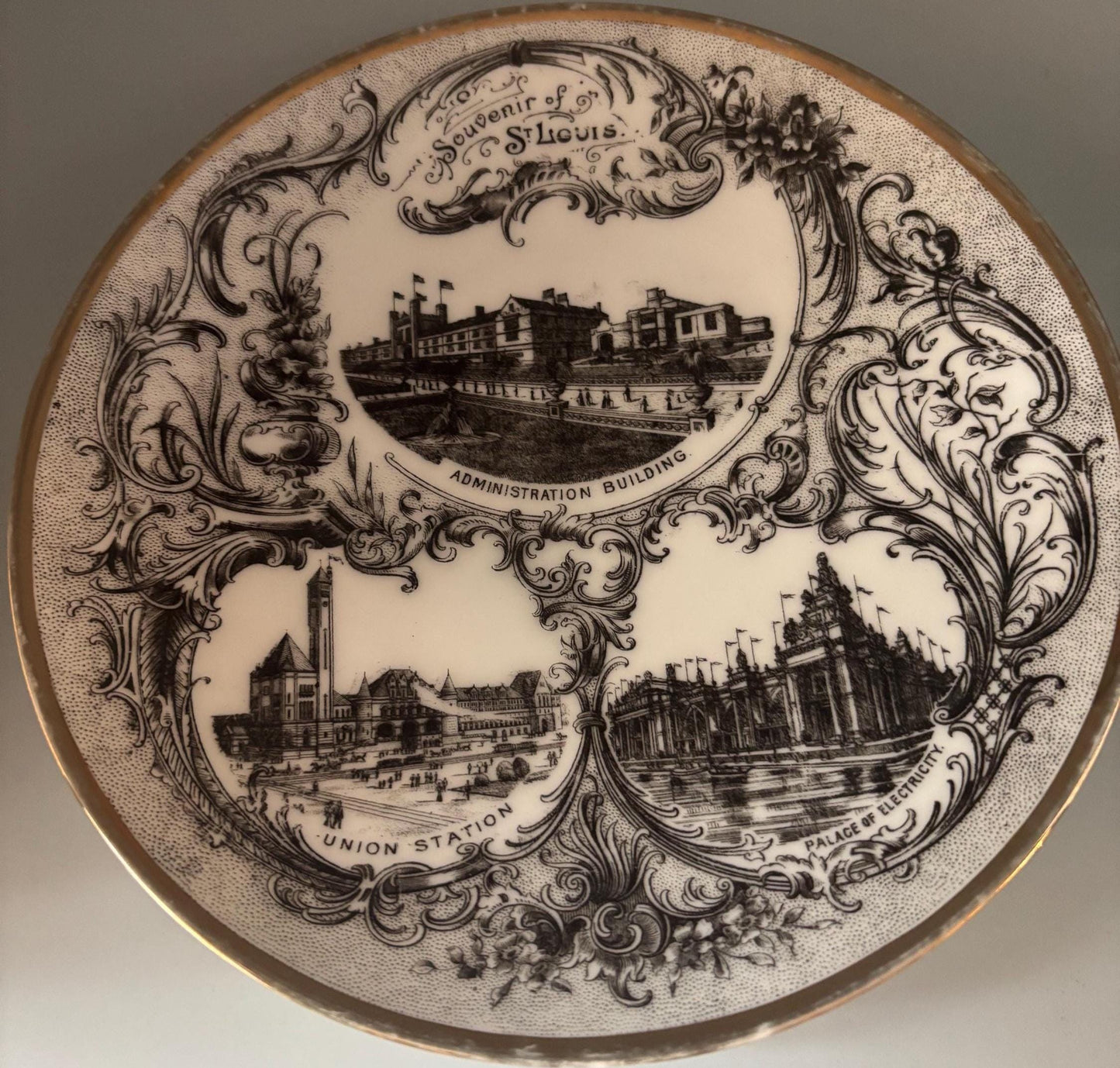 Vintage Victoria Carlsbad Austria Porcelain Plate Lover Antiques and Vintage
