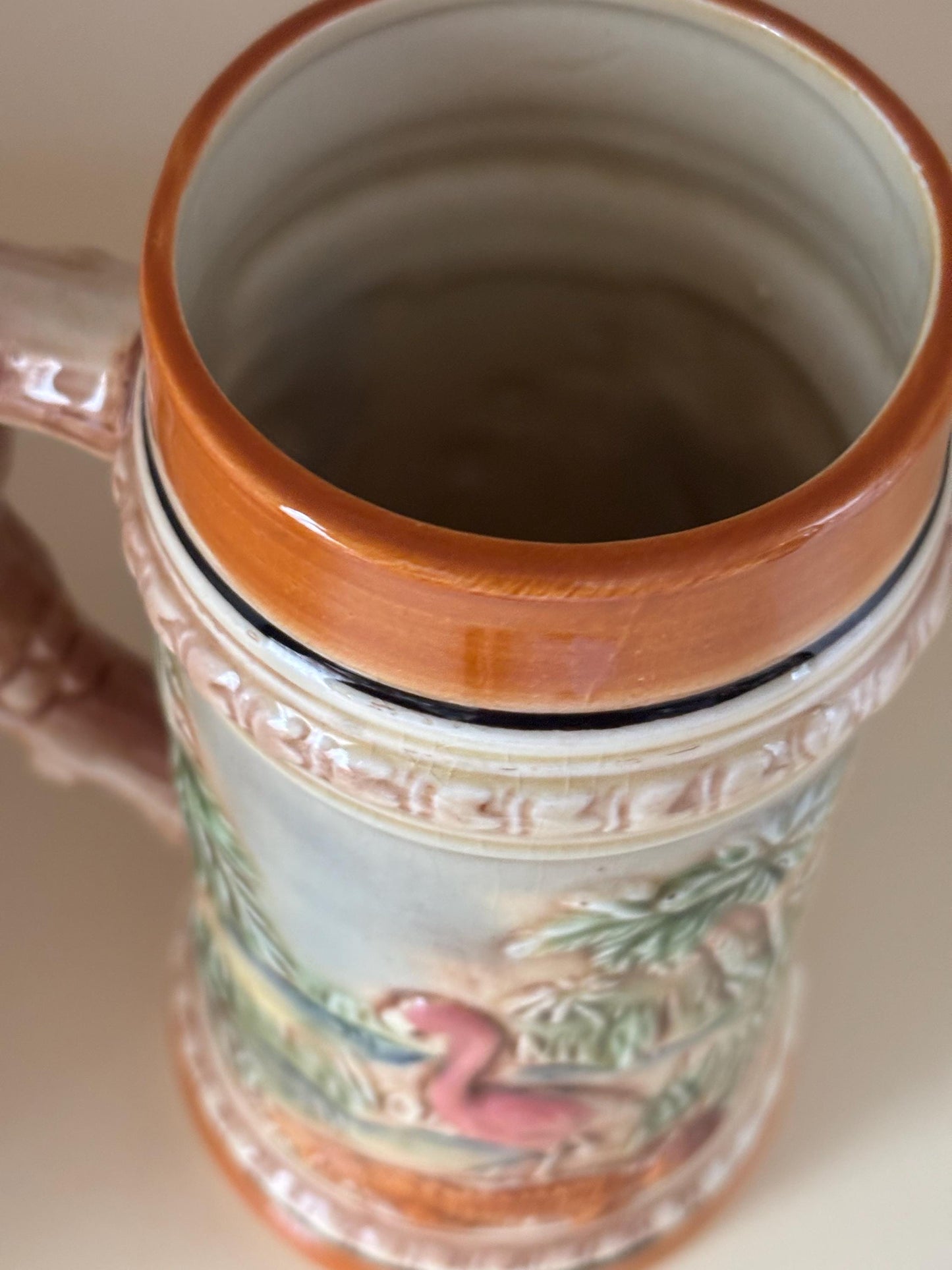 Vintage Florida Beer Stein Mug Souvenir Cup Lover Antiques and Vintage