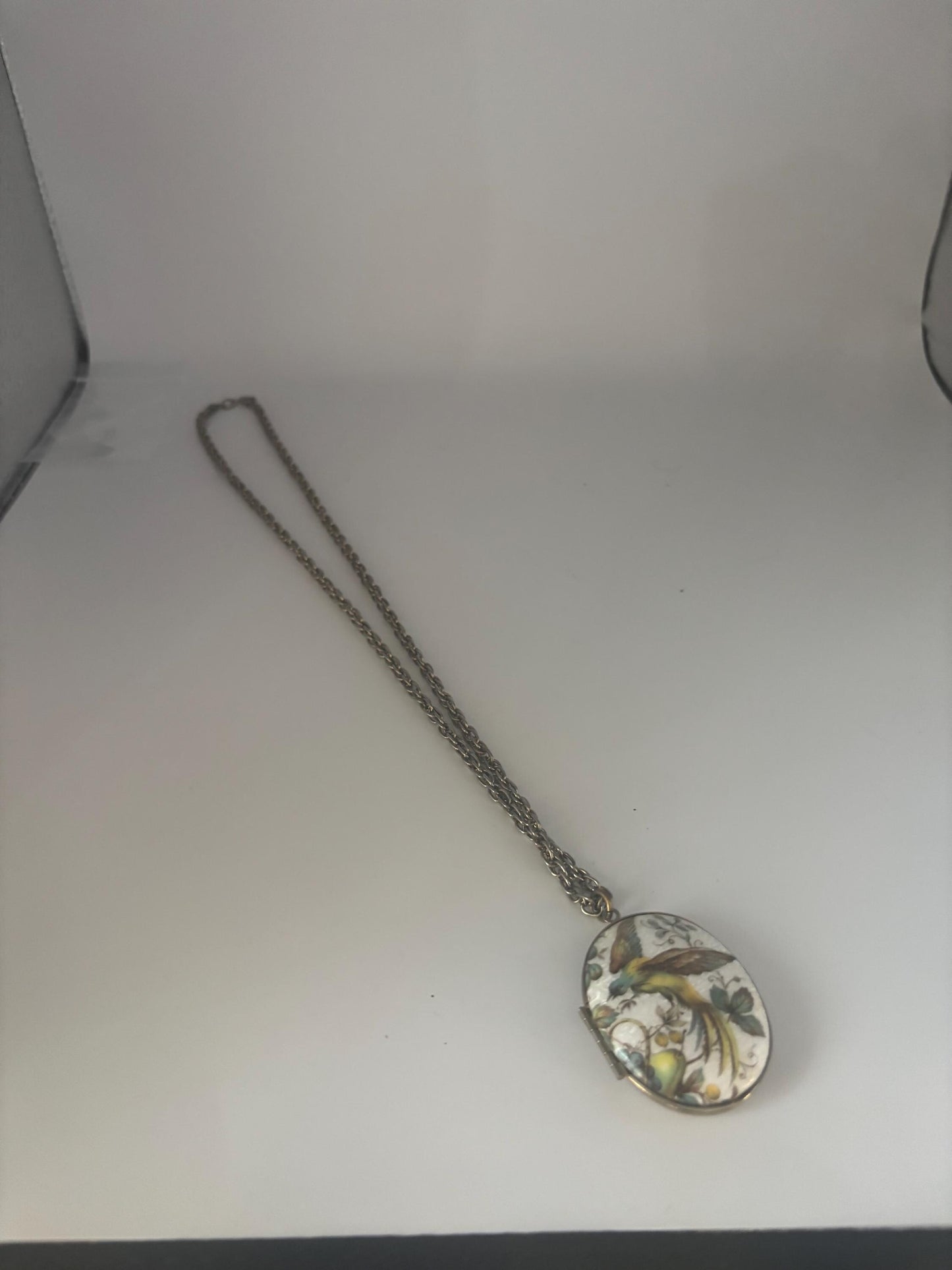 Antique Enamel Locket with Pearl Mourning Case Lover Antiques and Vintage