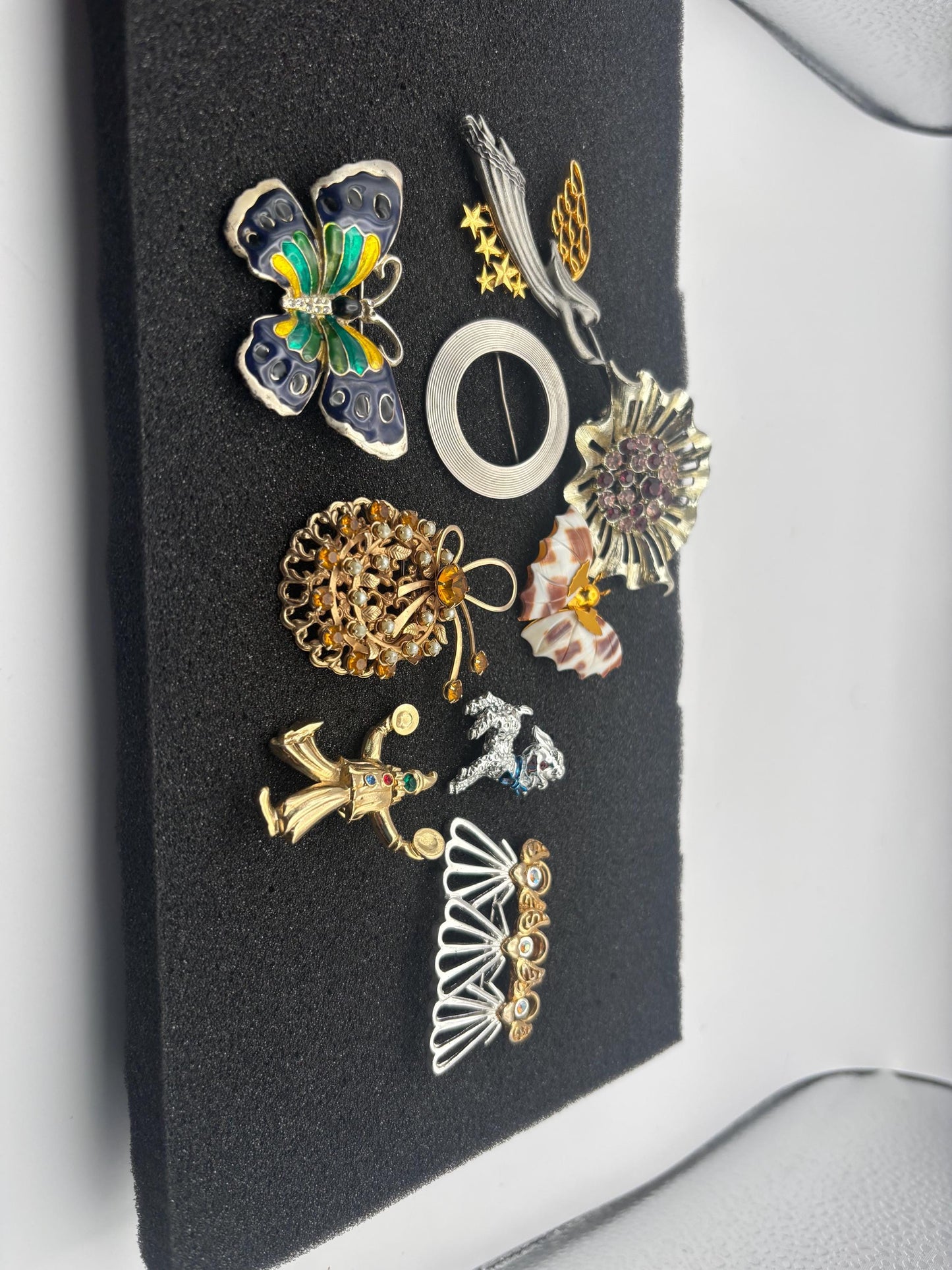 Vintage Pin Collection Variety Jewelry Lot Brooch Lover Antiques and Vintage