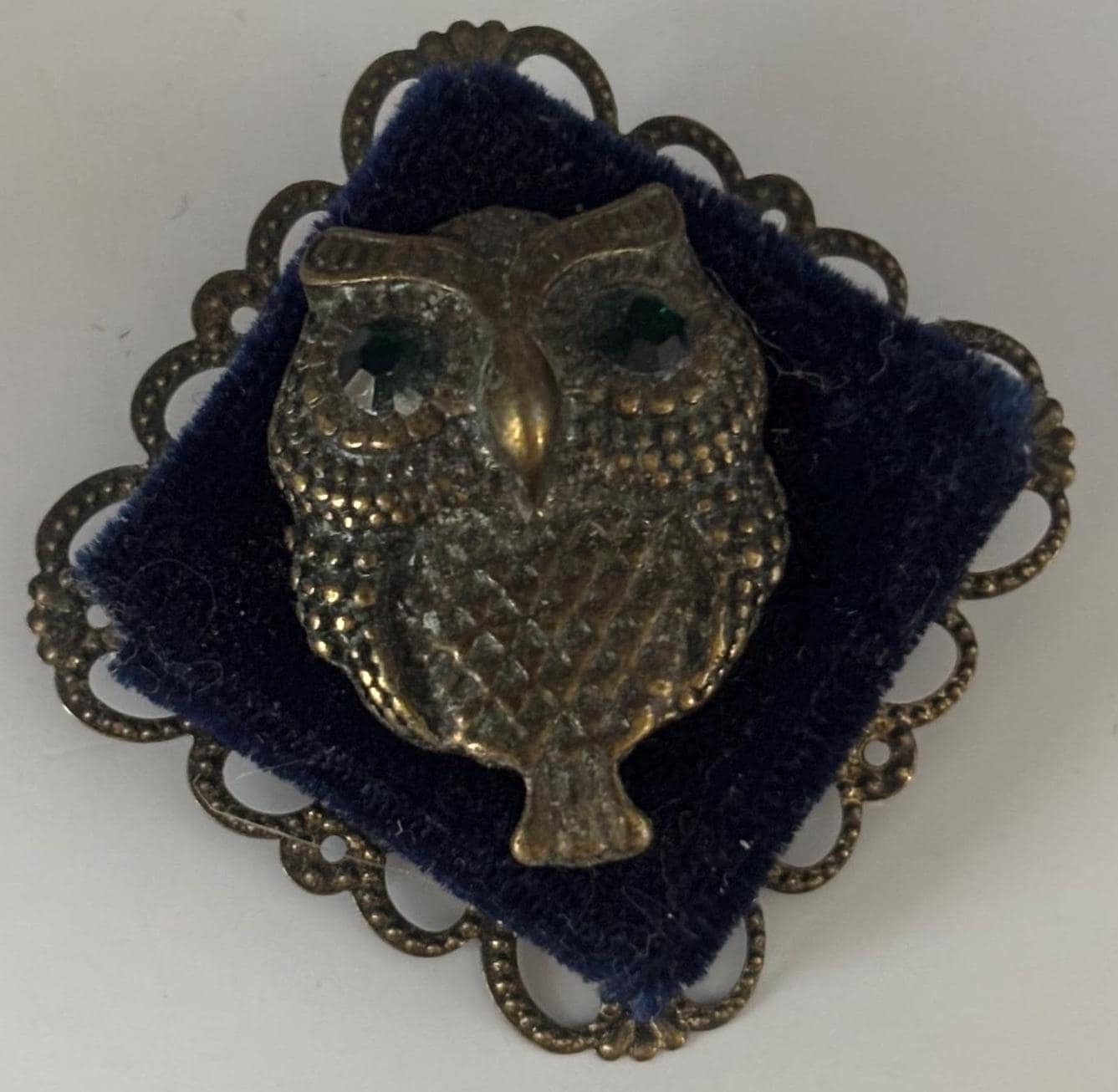 Vintage Owl Pin Brooch Lover Antiques and Vintage