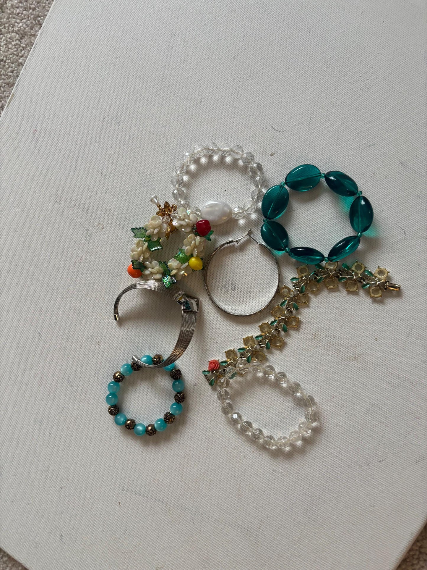 Collection of 8 Vintage Bracelets Bulk Jewelry Lover Antiques and Vintage