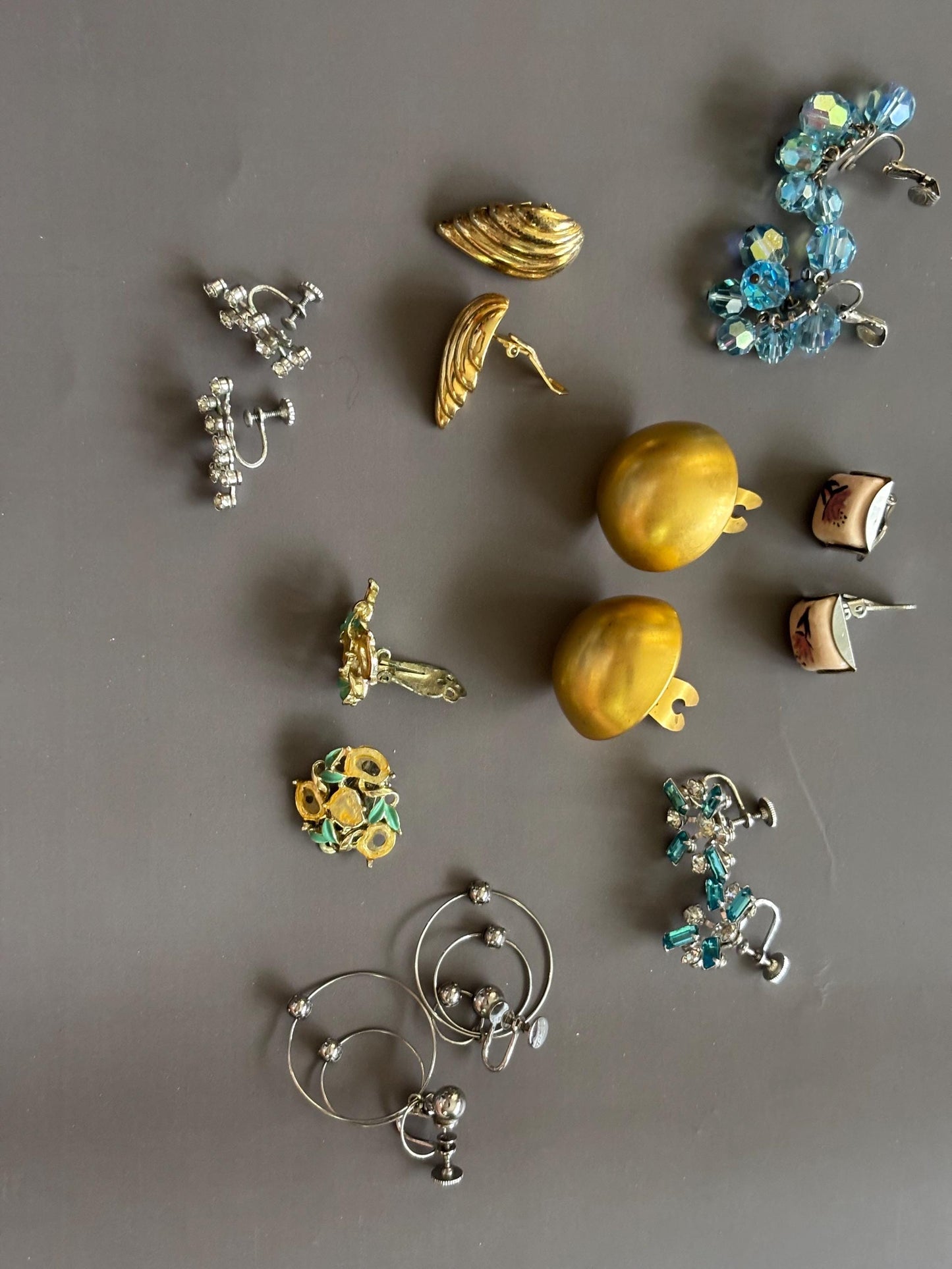 Vintage Earrings Collection Variety Jewelry Lot Lover Antiques and Vintage
