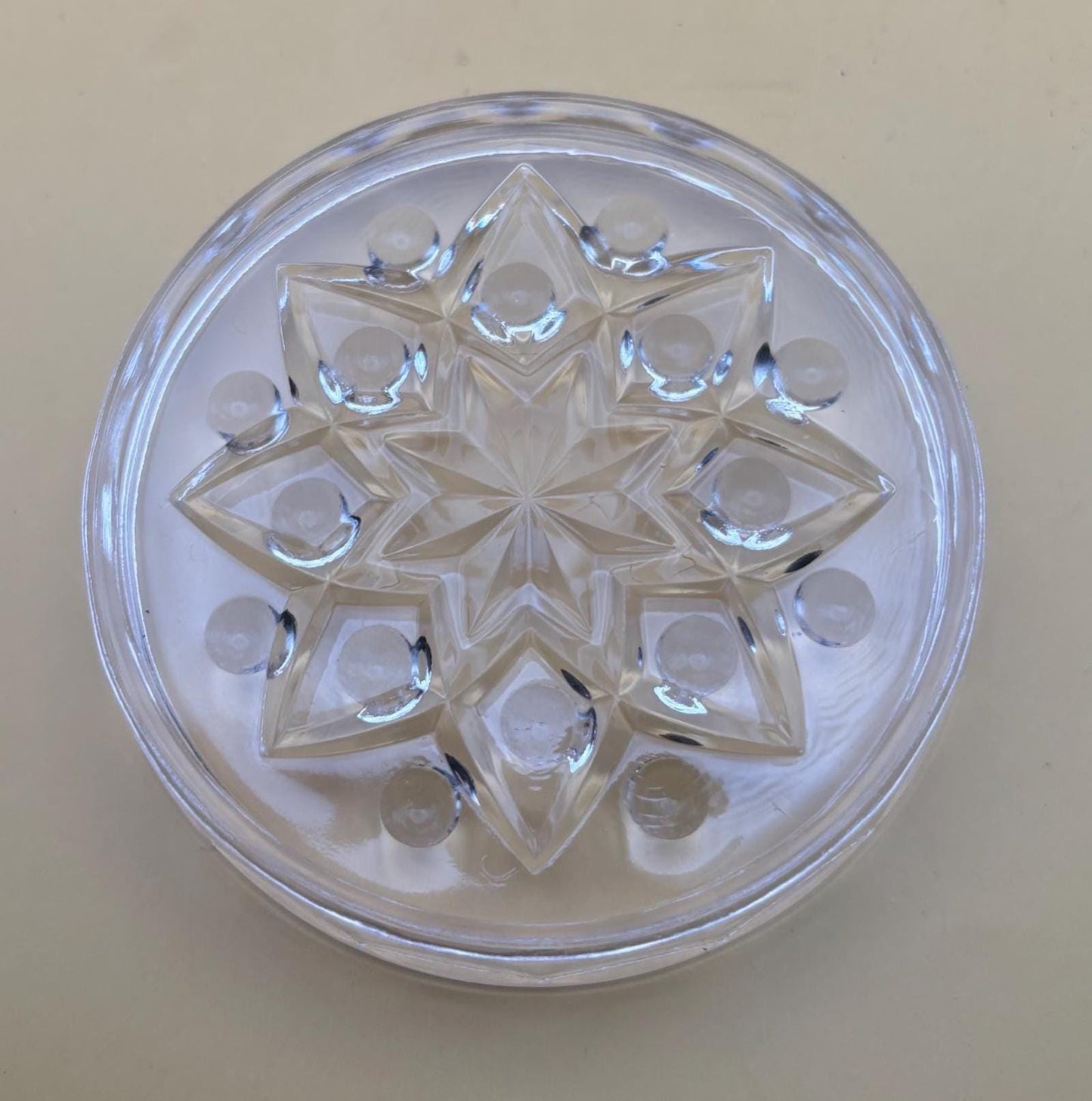Baccarat Crystal Wine Bottle Coasters with Starburst Design Glass Coasters Set of 4 Lover Antiques and Vintage