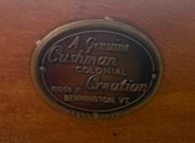 Vintage Cushman Colonial Creations Pivot Top Card Table No. 3-35 Game Table with Rotating Top Rustic Original Lover Antiques and Vintage