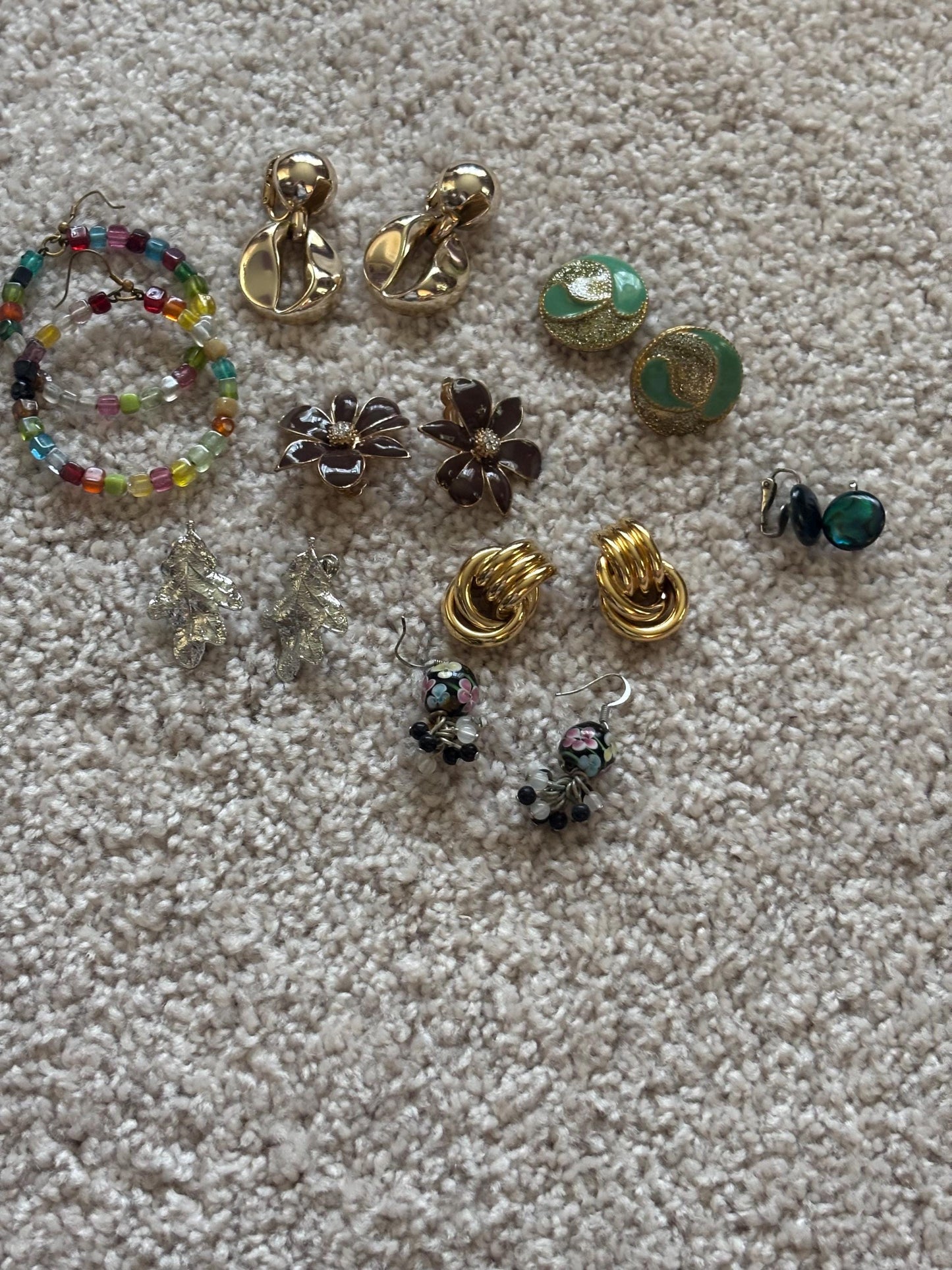Vintage Earrings Collection Variety Jewelry Lot Lover Antiques and Vintage