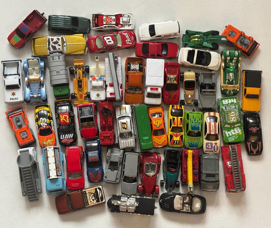 Vintage Car Lot Collection, Toy Cars Die Cast Hot Wheels Matchbox Bulk Reseller Lot Toy