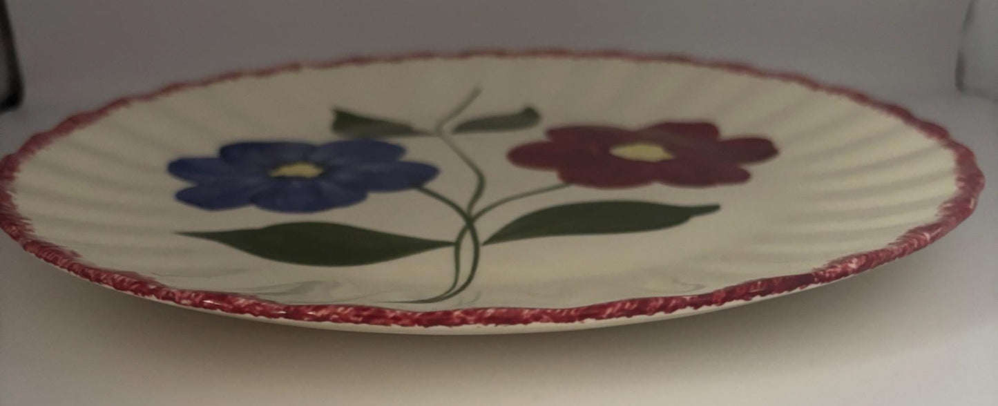 Blue Ridge Ashland Dinner Plate, by Southern Pottery, Circa 1930's, Lover Antiques and Vintage