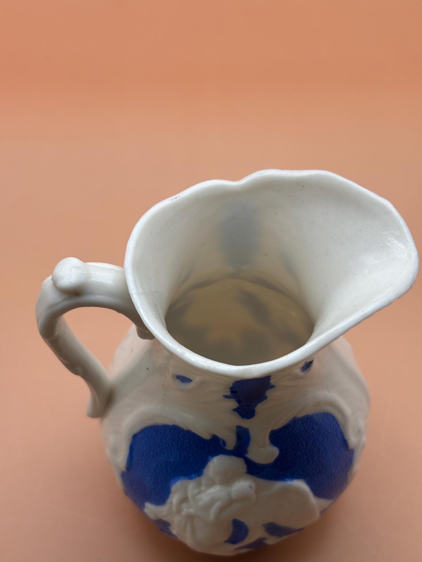 Antique Bennington Parian Pitcher with Handle Number 128 Minto Porcelain Lover Antiques and Vintage