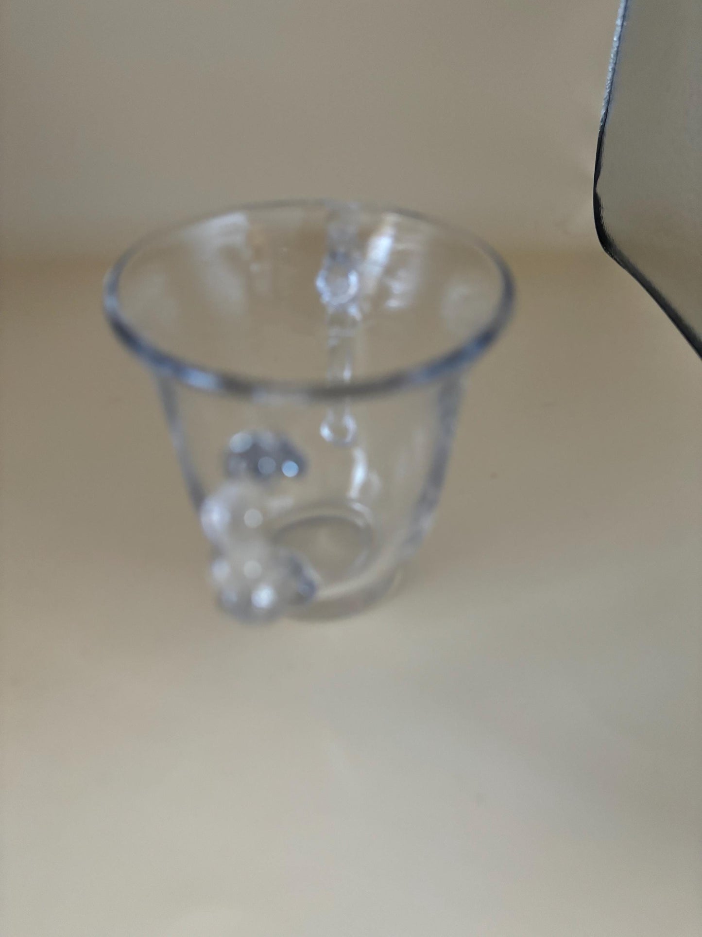 Antique Imperial Beaded Glass Candlewick Creamer Sugar and Holder Set Lover Antiques and Vintage