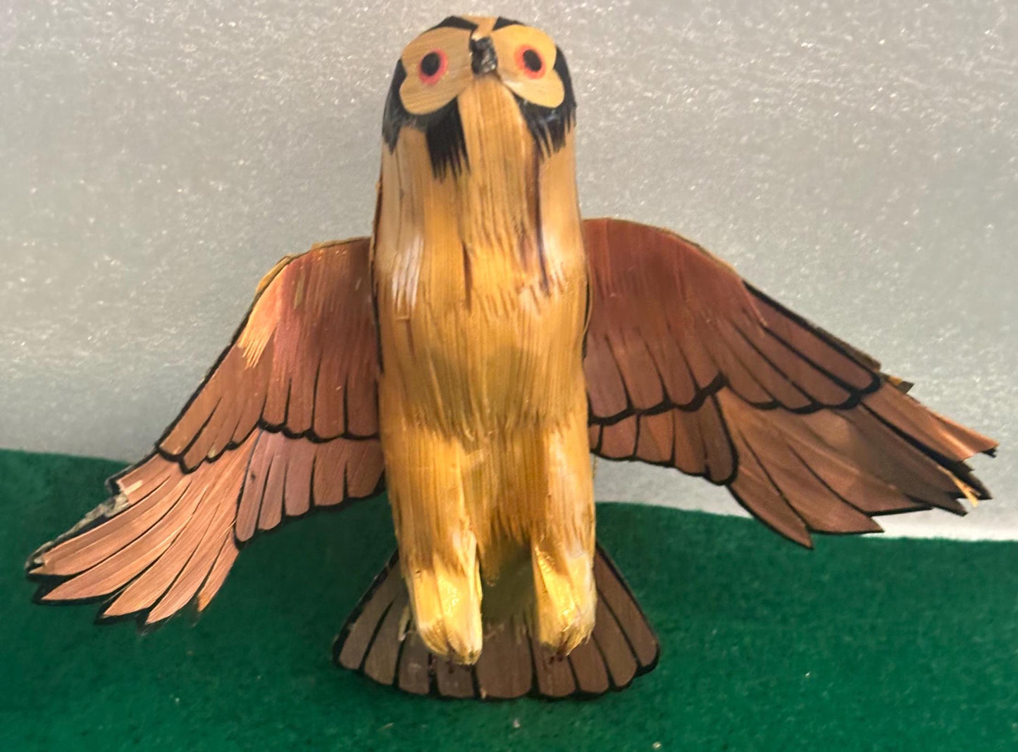 Vintage Flying Owl Copper Owl in Flight Ornament Gift For Her Lover Antiques and Vintage