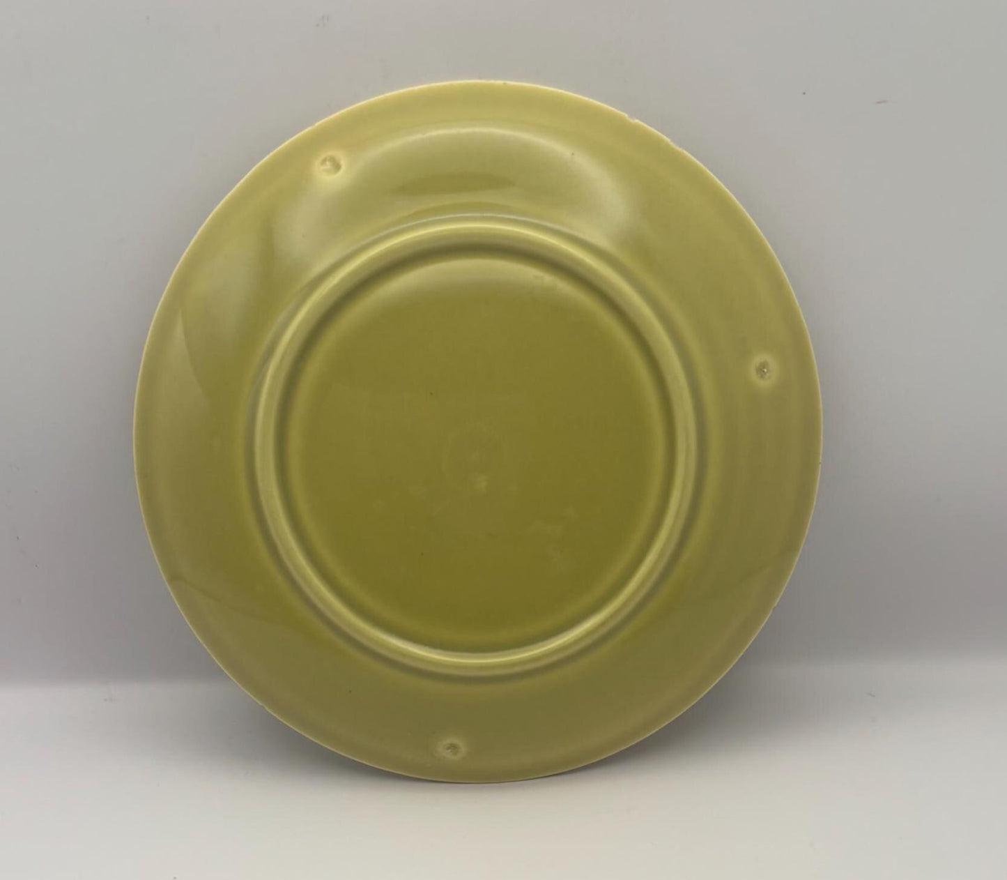 Harker Pottery Saucer Plate, Harkerware Stone Porcelain Plates, Lover Antiques and Vintage