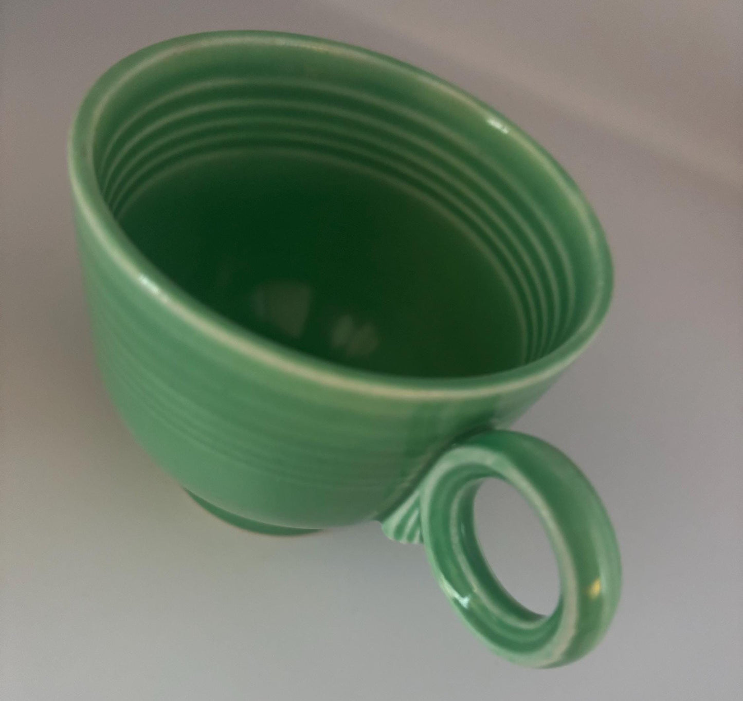 Fiesta Ware Green Coffee Cup, Fiestaware Original Green Homer Laughlin, Lover Antiques and Vintage