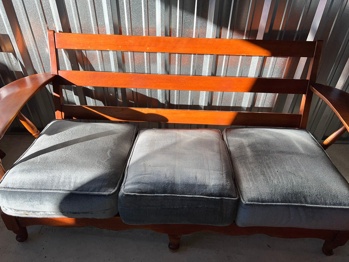 Cushman Council Room Settee No. 01853 Couch Sofa Mid Century Modern Couch Original Condition