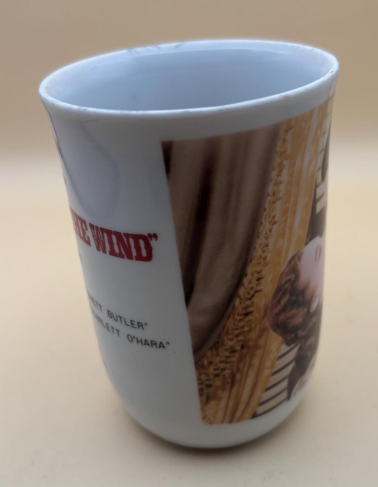 Vintage Gone with the Wind Cup Collectible Mug Lover Antiques and Vintage