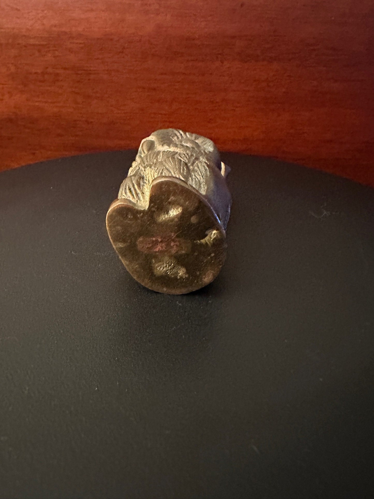 Vintage Brass Owl Trinket Box: Circa 1920s