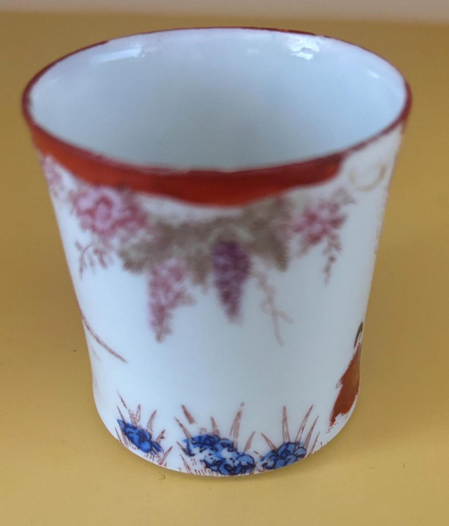 Antique Saké Cup Japanese Geisha Girls Cup Lover Antiques and Vintage