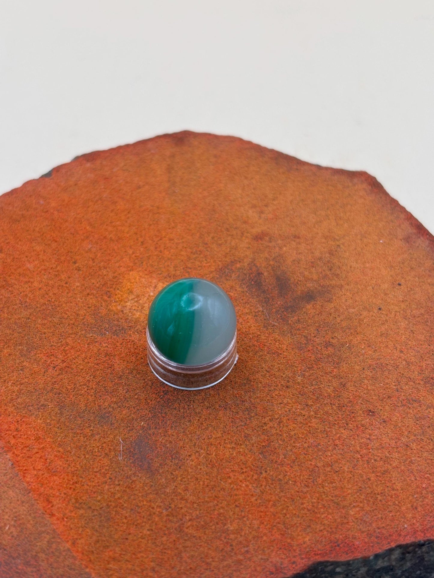 Vintage Akro Moss Agate Glass Marble Lover Antiques and Vintage