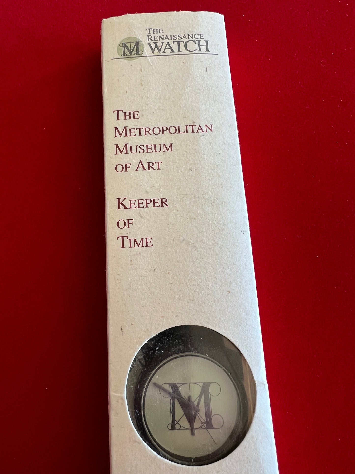 Vintage Metropolitan Museum of Art Watch: Renaissance Collection, New in Package
