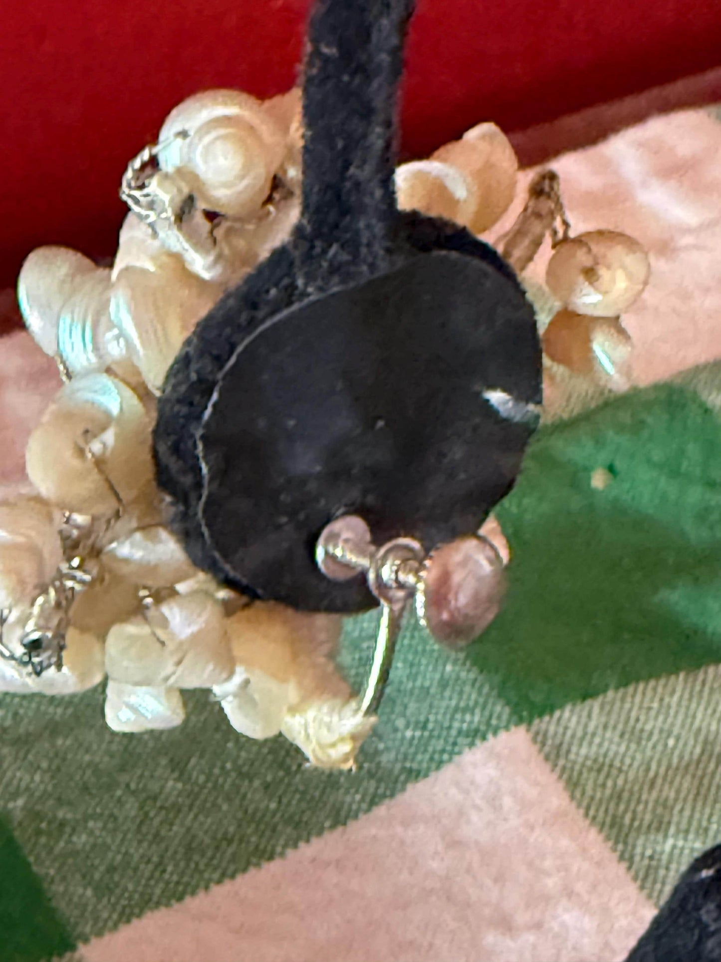Vintage Cluster Shell Earrings, Unique Natural Jewelry Gift
