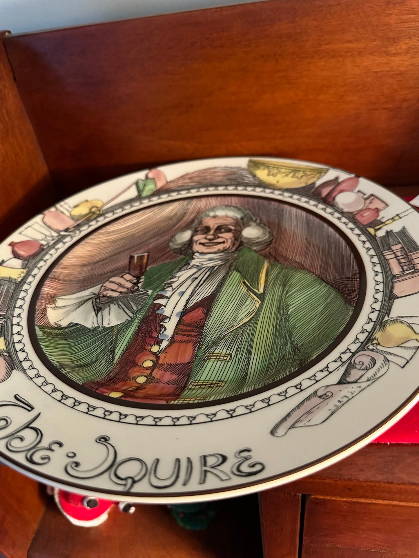 Vintage Royal Doulton Collector Plate: The Squire, George Washington
