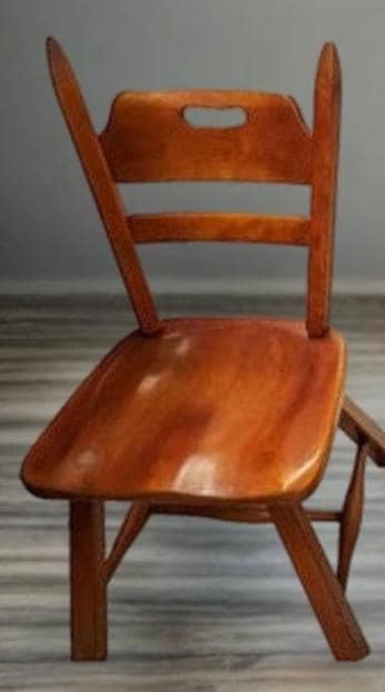 Cushman Colonial Creations Crown Back Chair No. 4-125 Side Chair Lover Antiques and Vintage