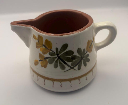 Stangl Pottery Creamer, Golden Blossom Design, Potteries from Trenton, NJ, Lover Antiques Vintage